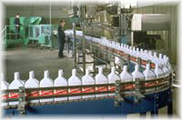 The bottling line