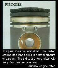 AMSOIL Synthetic Lubricants Leave You With Super Clean Pistons